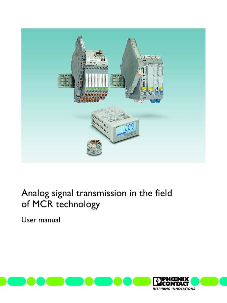 Phoenix Analog signal transmission Cover Page