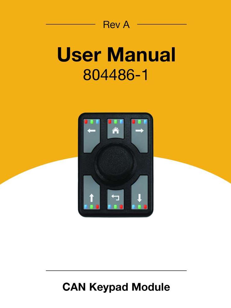 OTTO CAN Keypad Manual Cover Page