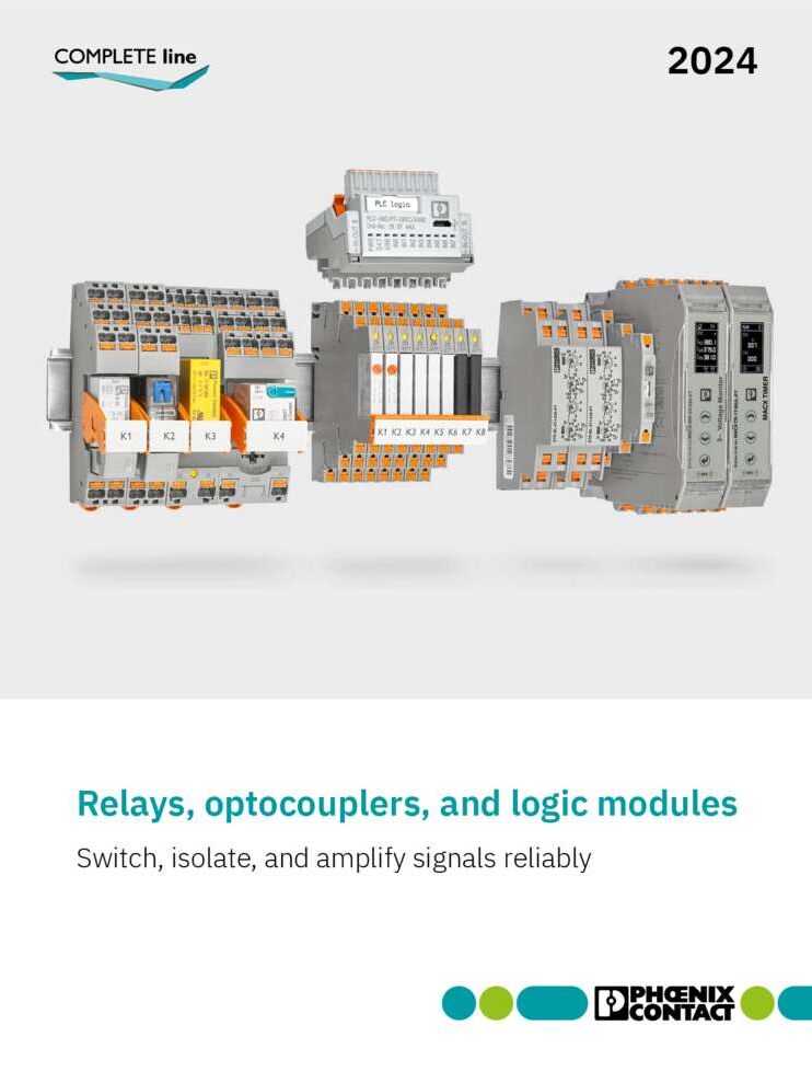 Phoenix  Relays, optocouplers, and logic modules Cover Page