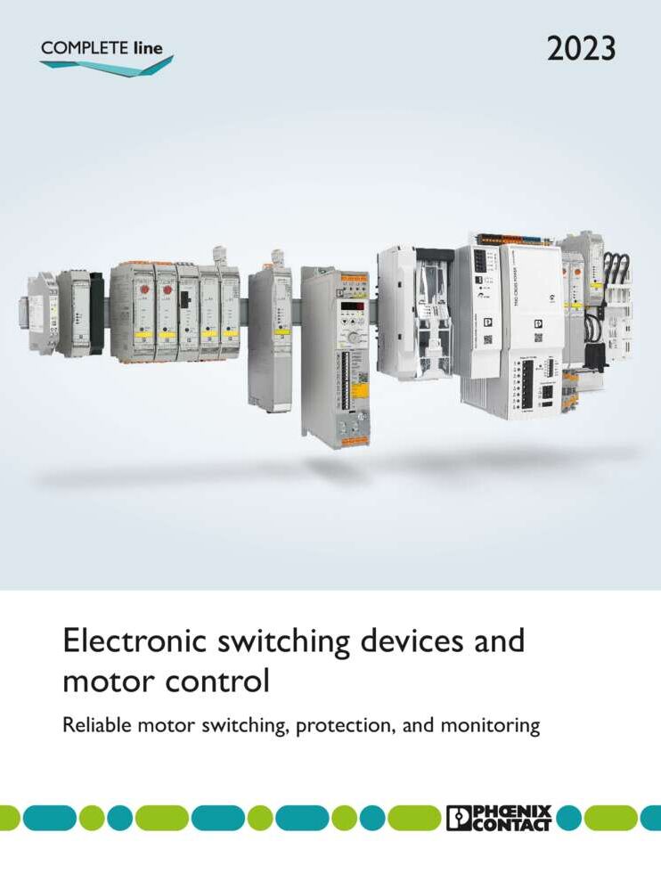 Phoenix Electronic Switching Devices and Motor Control Cover Page
