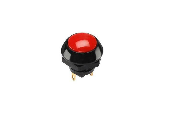 Sealed-Flush-Dome-Momentary-Double-Pole-Pushbutton-Red