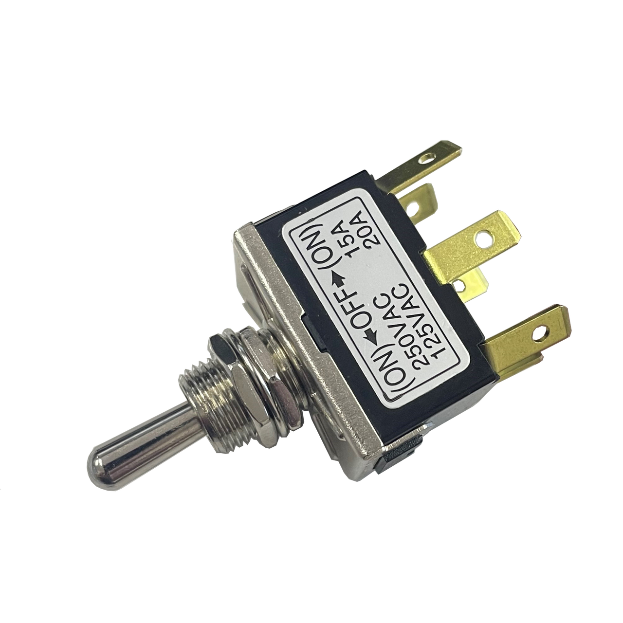 Toggle Switch DPDT, (On)-Off-(On)