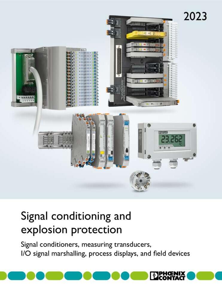 Phoenix Signal conditioning and explosion protection Cover Page