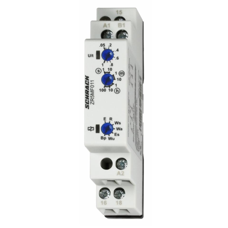 7 function timer, 12-240V AC/DC, 1CO