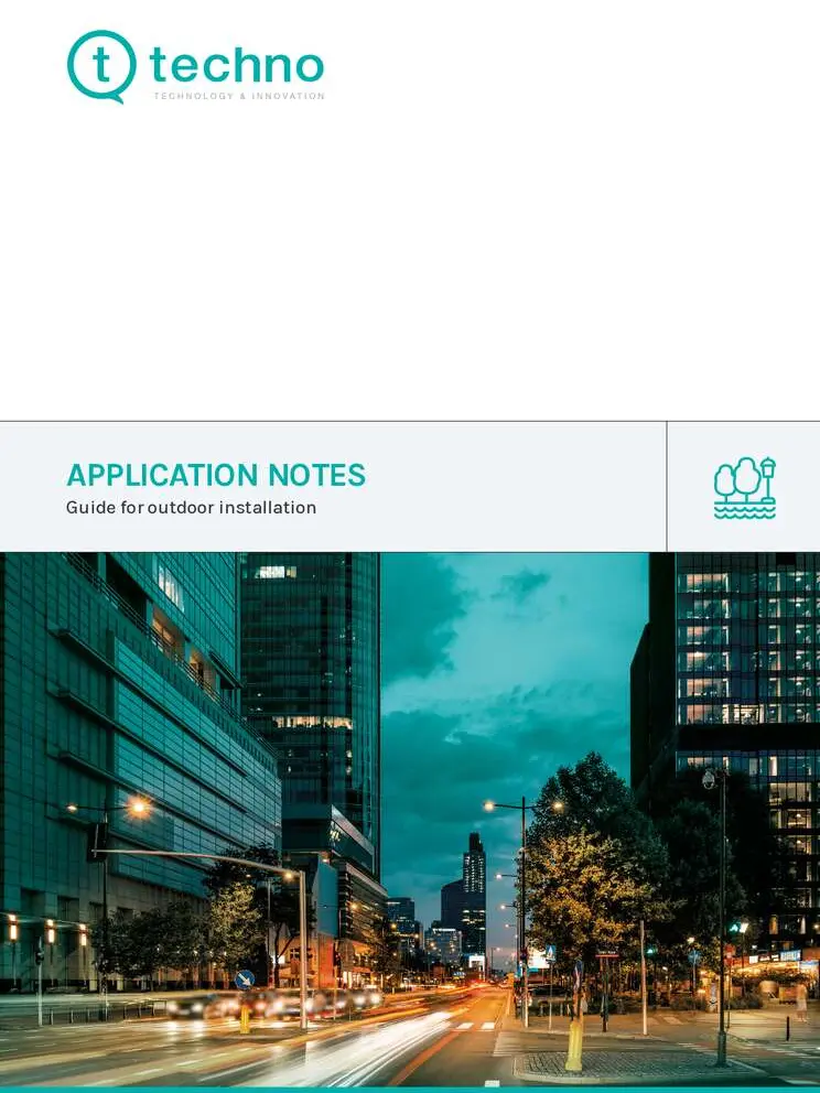 Techno Application Notes Cover Page
