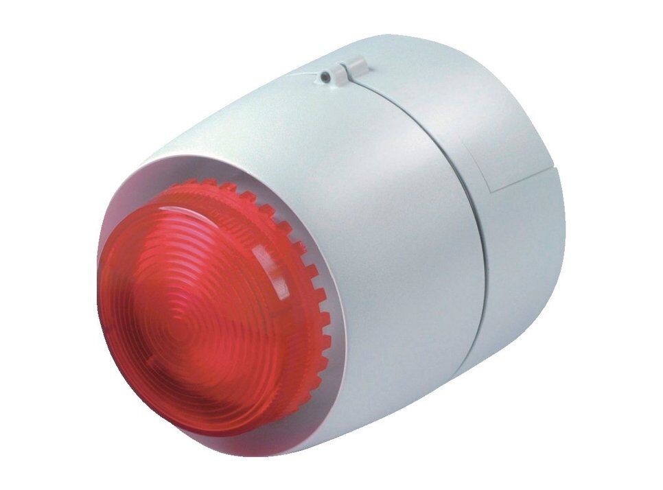 Beacon and siren combination unit
