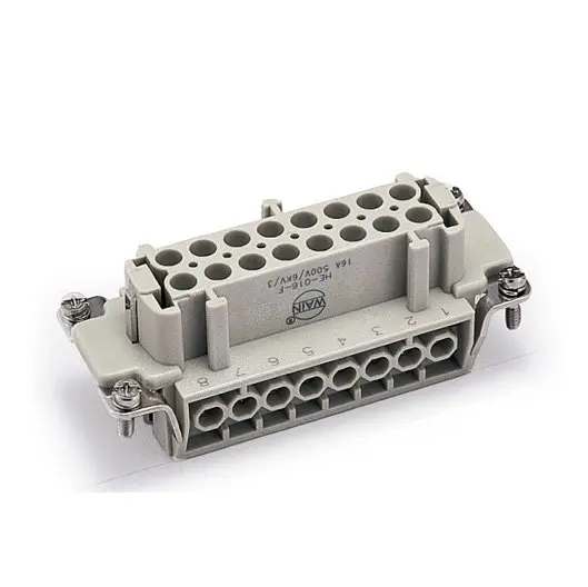 16 Pole 16 Amp Male Plug Insert