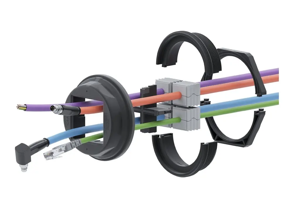40-63 BK IP66 Round Cable Entry Frame