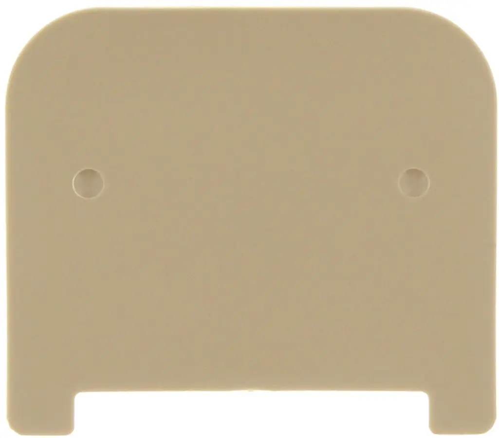 Din mounted feed through screw terminals