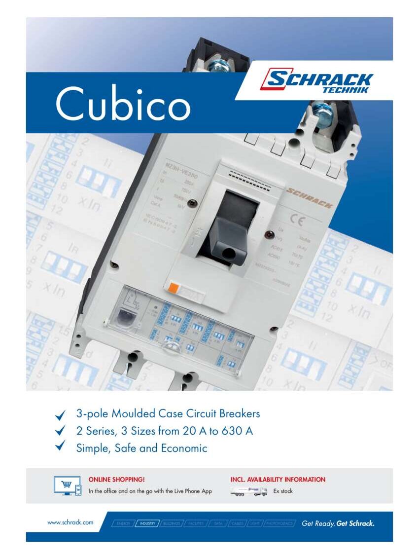 Schrack_CUBICO_MCCB Cover Page