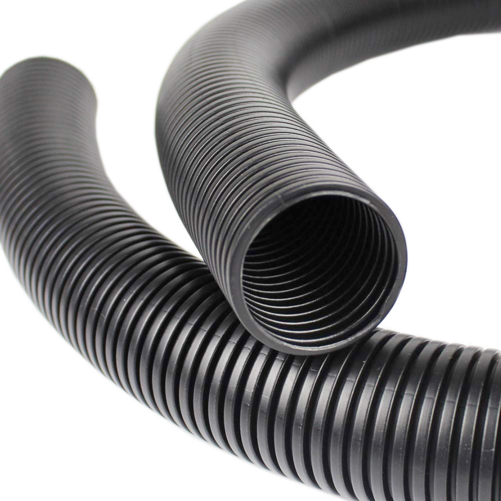 PA12 Nylon Ultra flexible conduit, 54.5mm OD, Black, Halogen free 30m roll