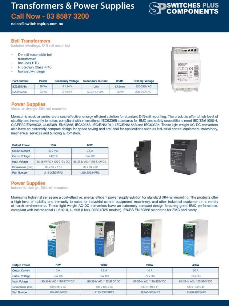 Switches_Plus_Power_Supplies Cover Page