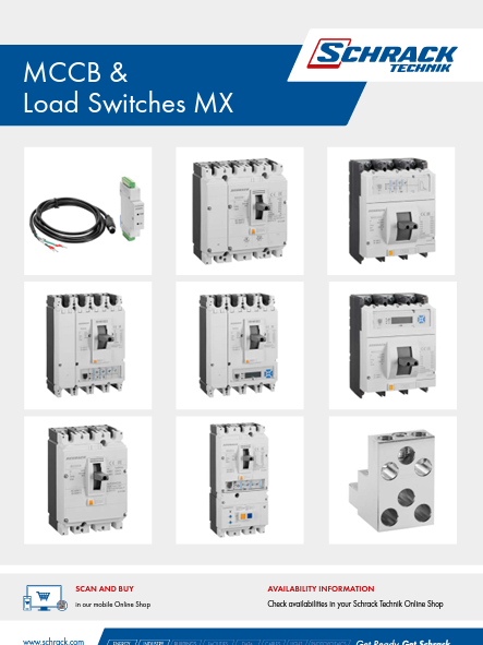 Schrack MCCB and MX Cover