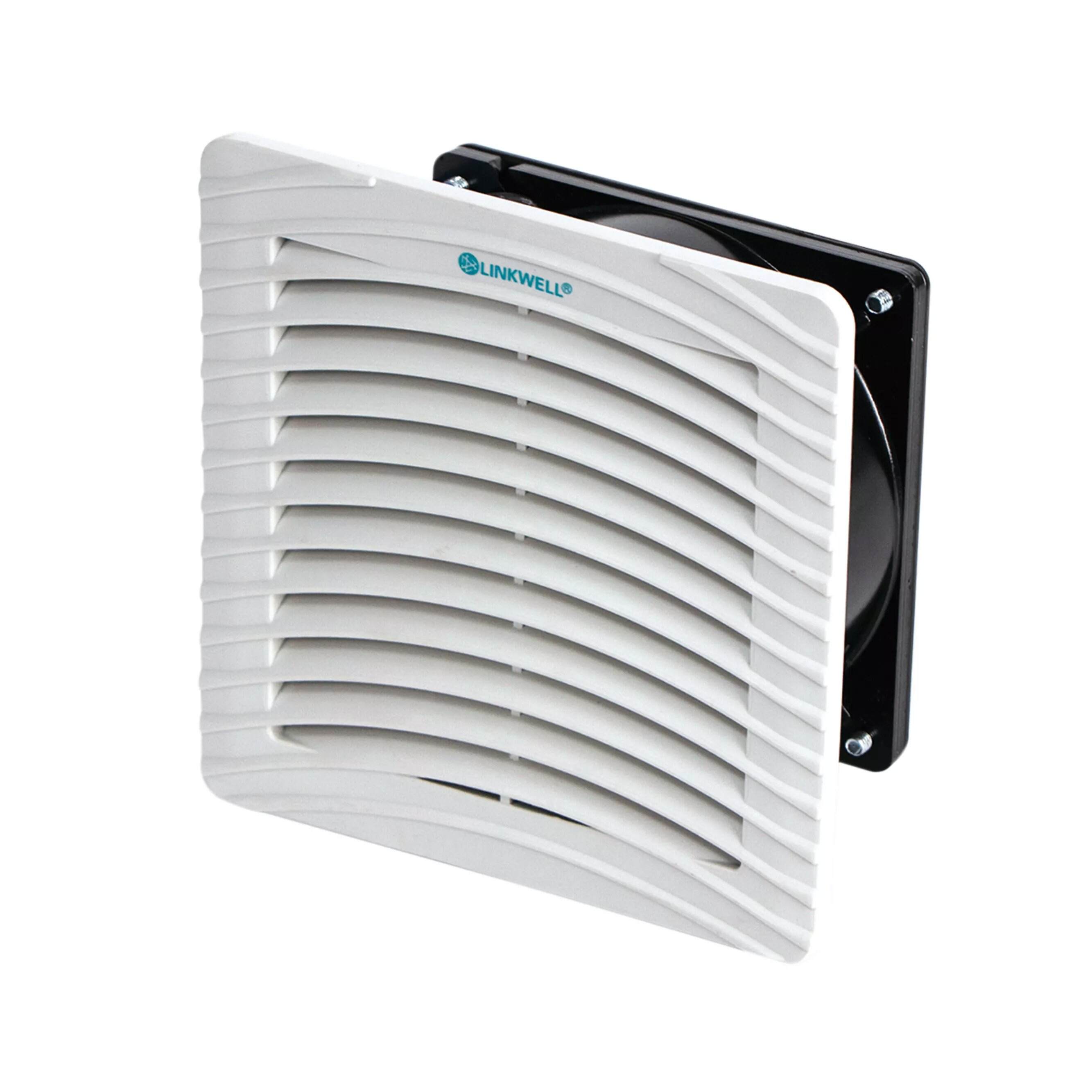 Fans, thermostats and vents for electrical enclosures