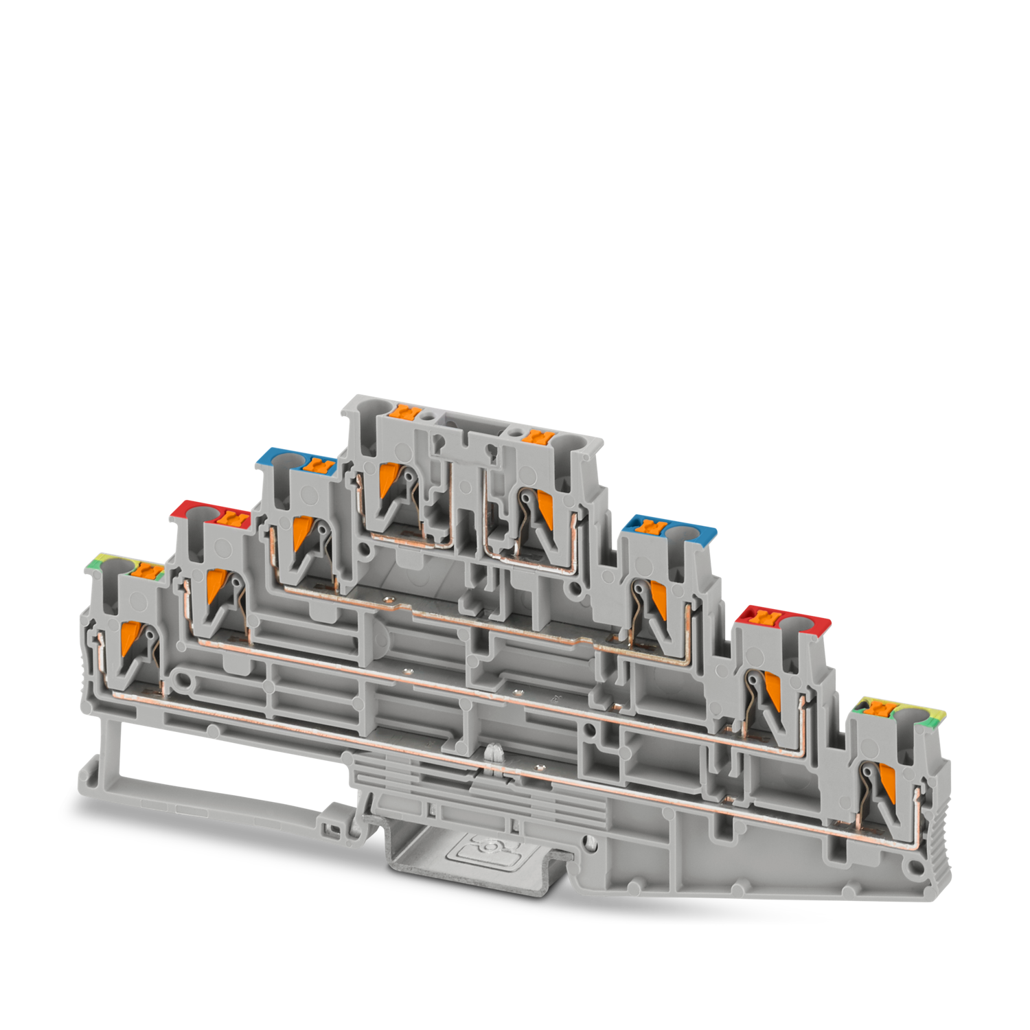 PT 2,5-PE/L RD/L BU/TG Multi-level terminal block