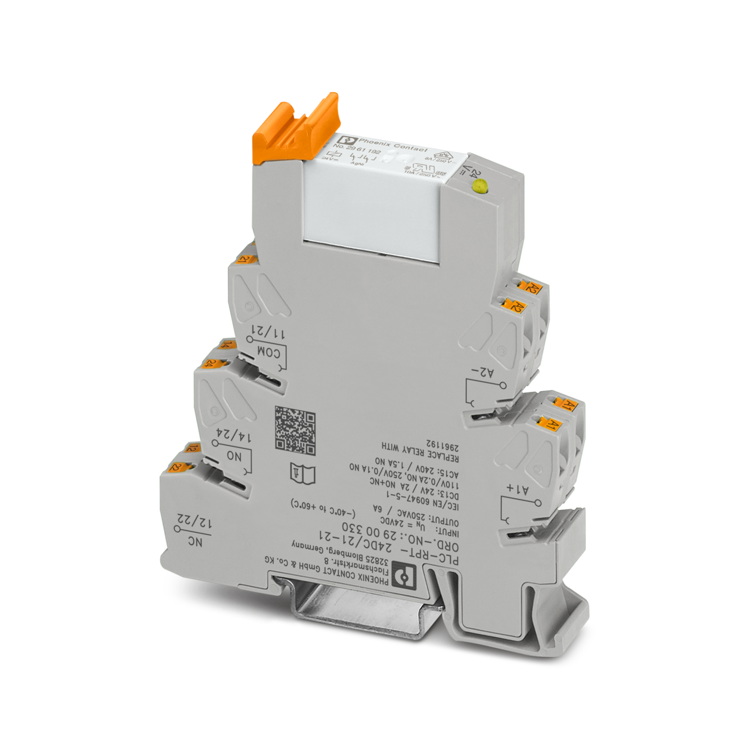 24V DC Coil, 1CO 6A Contact Relay Module Assy