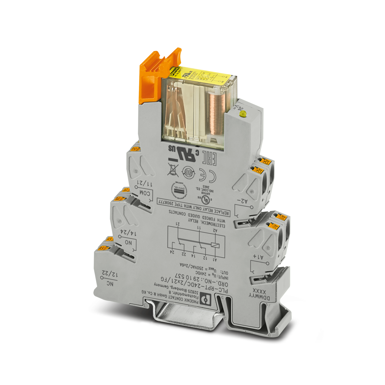PLC-RPT- 24DC/2X21/FG Relay module