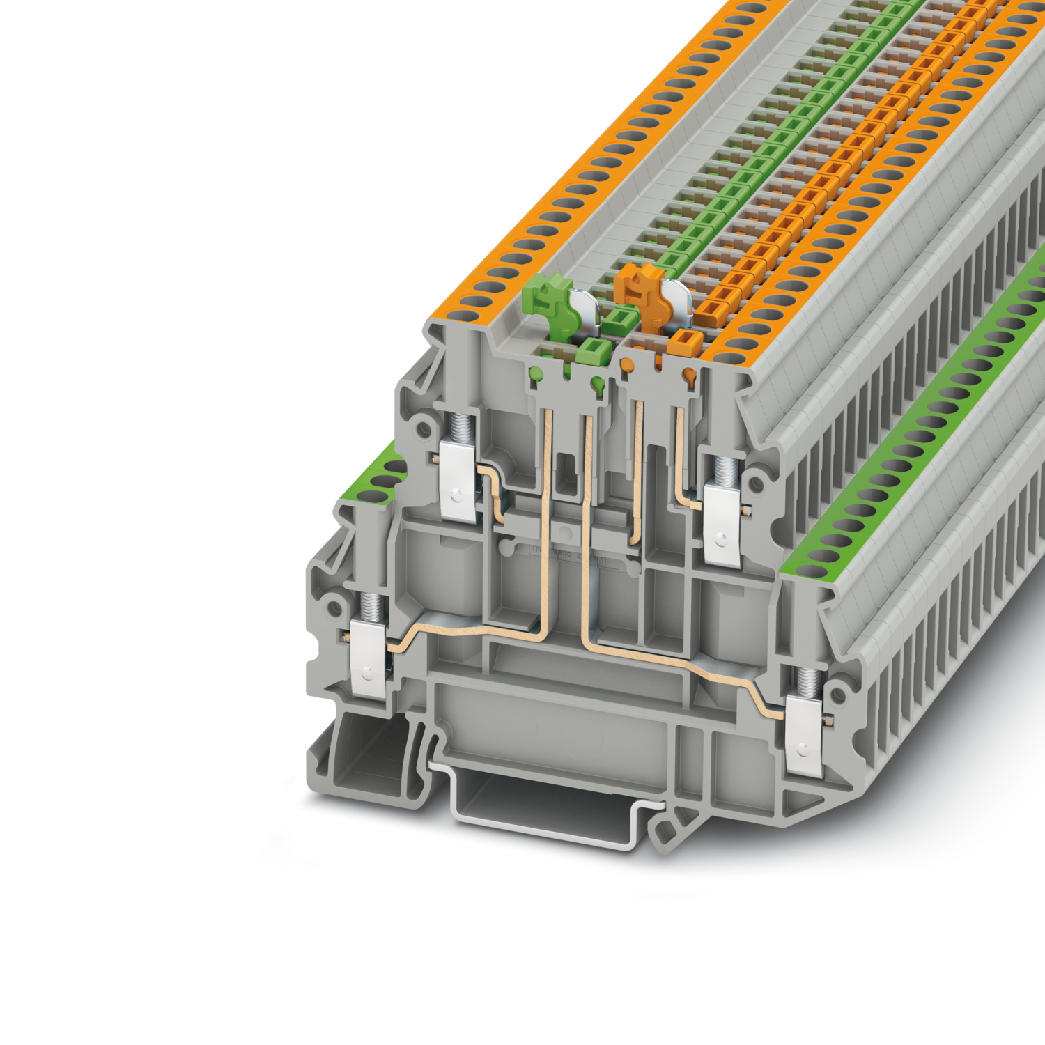 UTT 2,5-2MT Knife-disconnect terminal block
