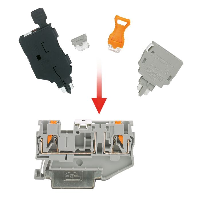 Function plugs for basic disconnect terminal blocks