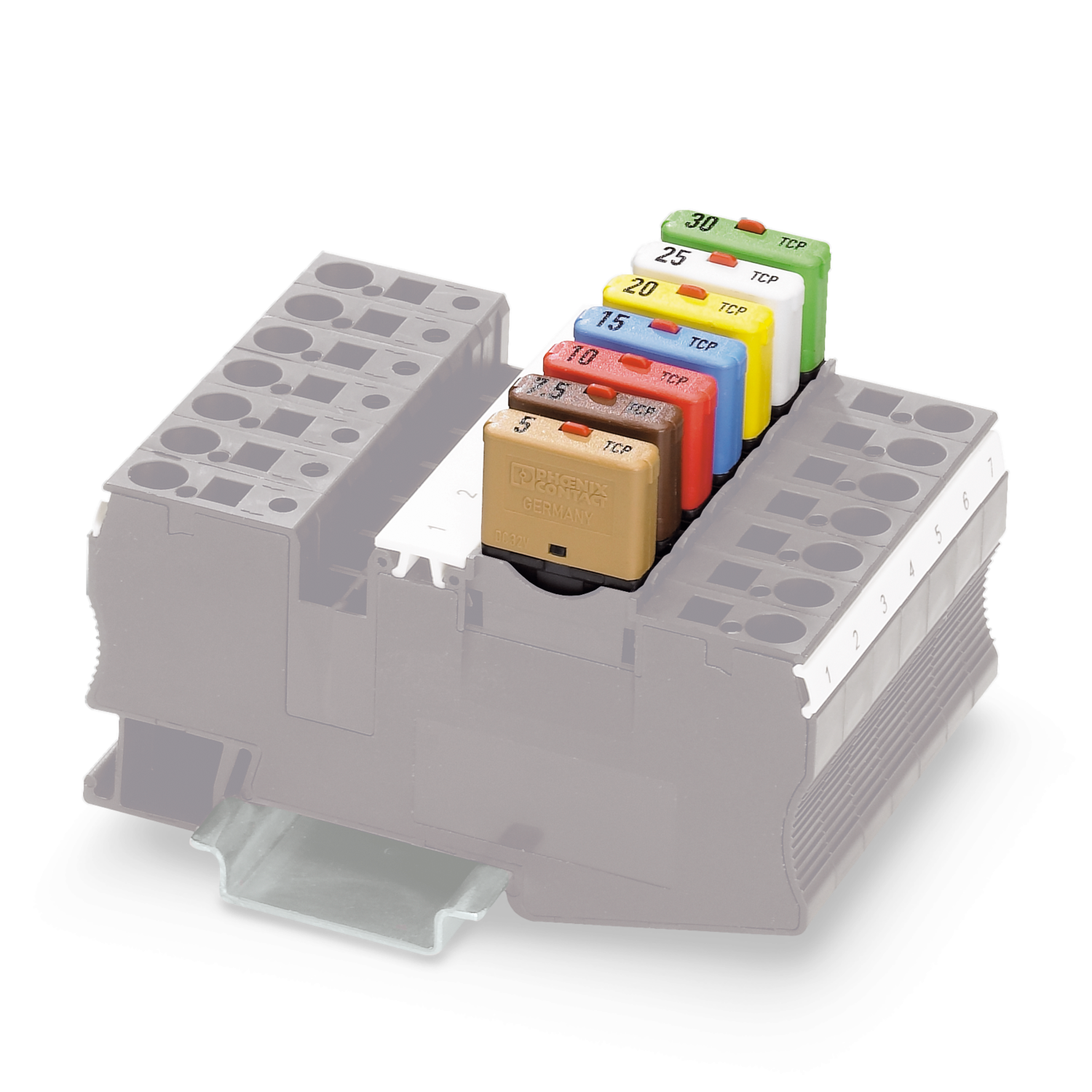 Easy to retrofit in existing systems with vehicle flat-type fuses with ...