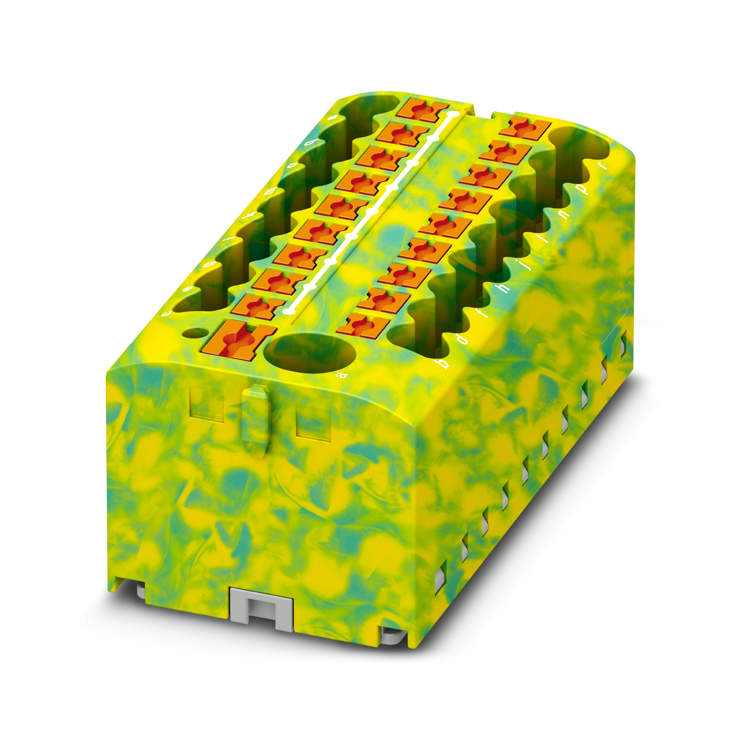 PTFIX 6/18X2,5 GNYE Distribution block