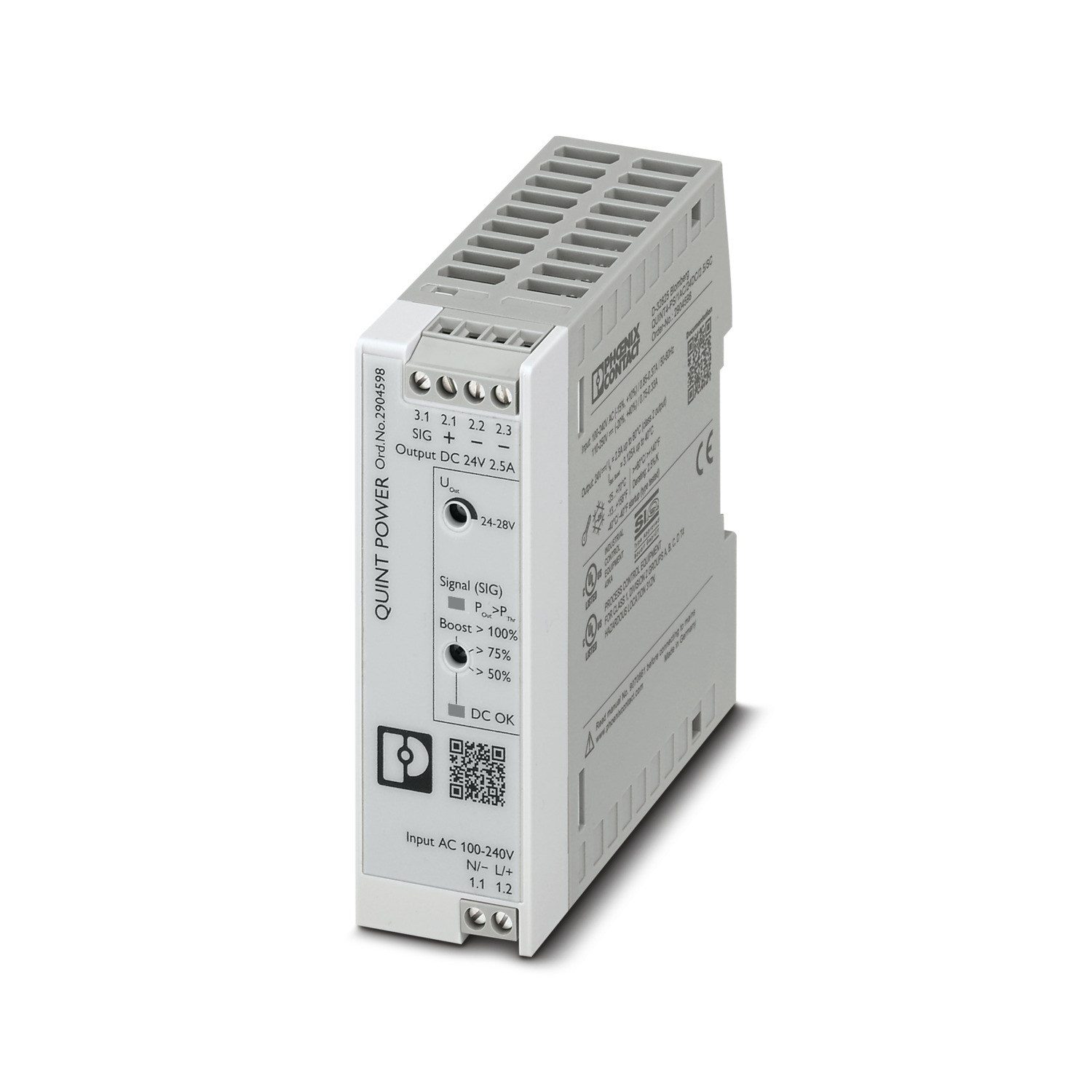 QUINT4-PS/1AC/24DC/2.5/SC Power supply unit