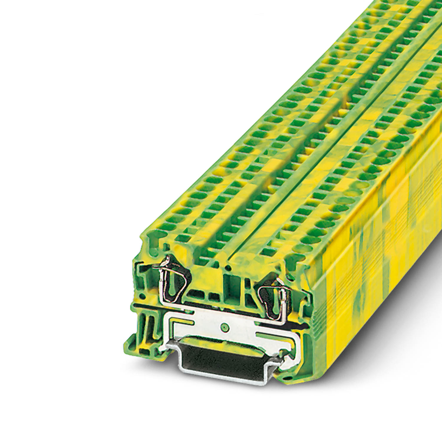 ST 4-PE Spring cage ground terminal block