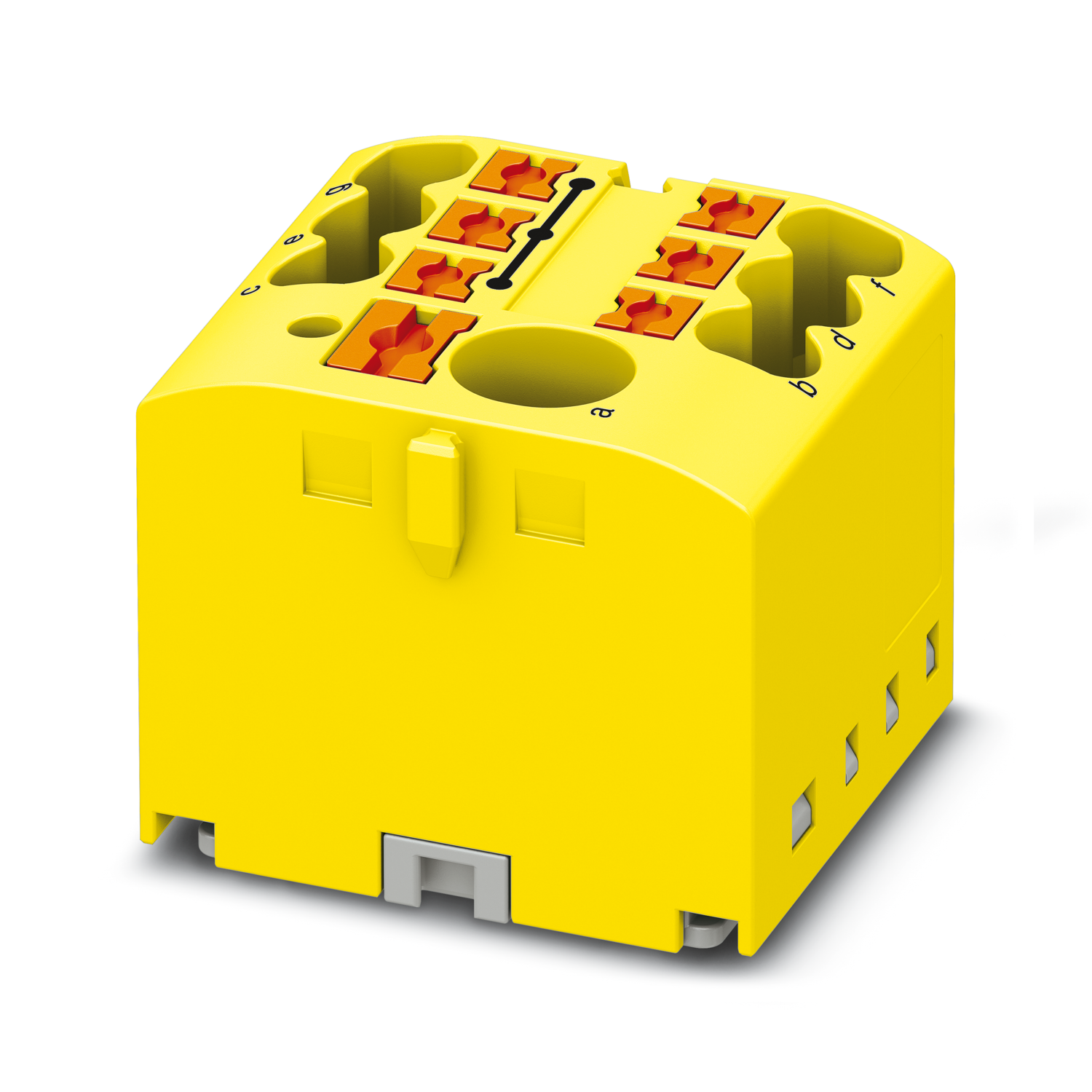 PTFIX 6/6X2,5 YE Distribution block