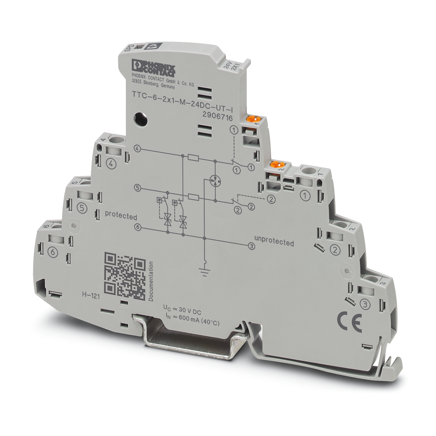 TTC-6-2X1-M-24DC-UT-I Surge protection device