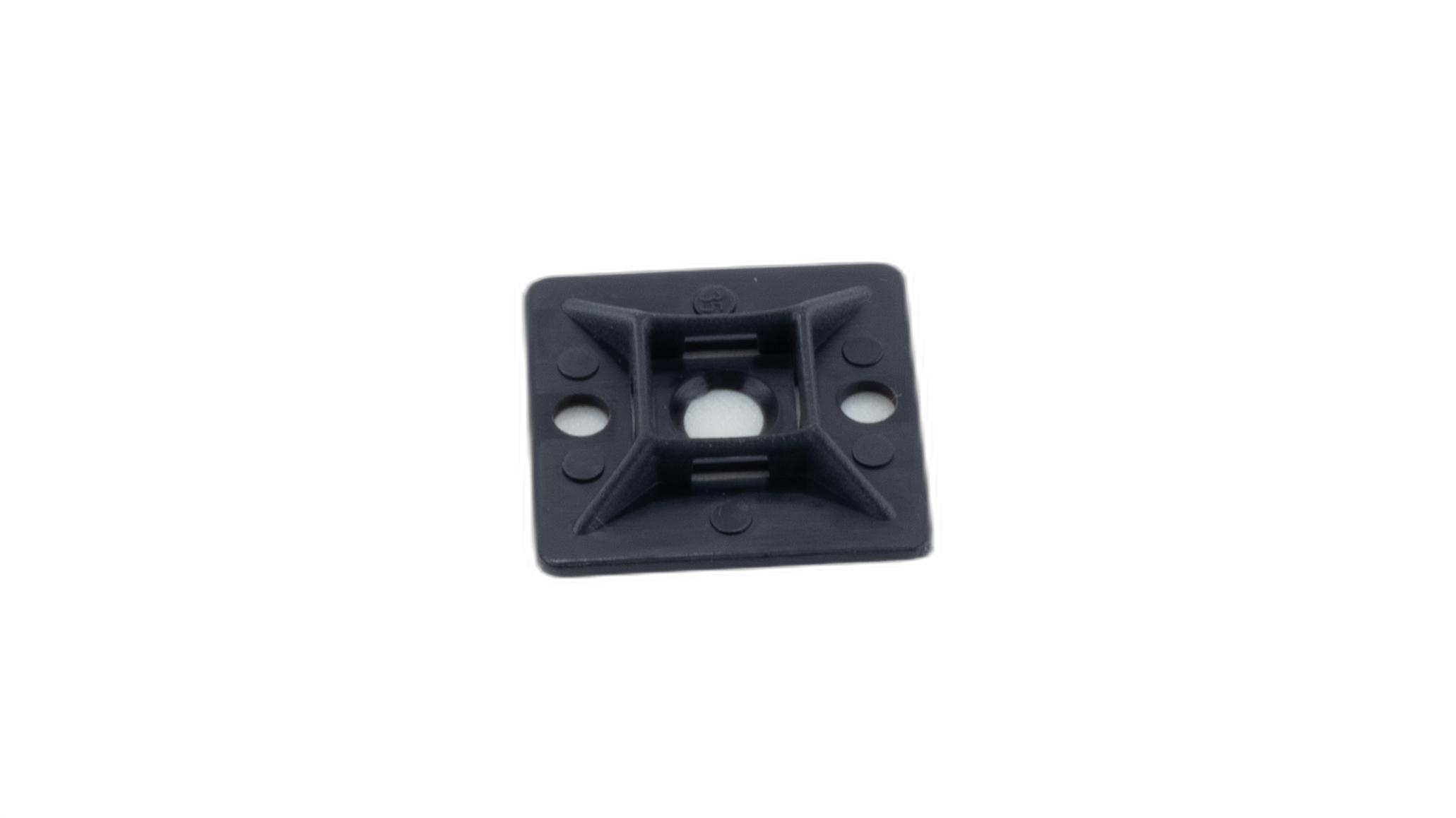 Two Way Adhesive Bases Black 30x30mm