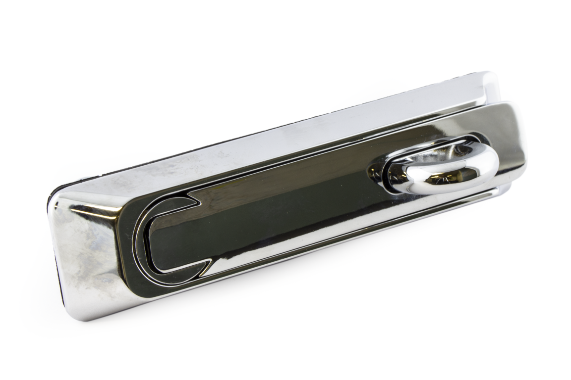 Chrome Padlockable Swing Handle Long Shaft 68mm