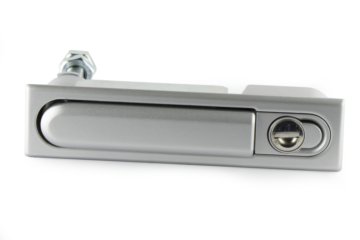 Chrome Padlockable Swing Handle Long Shaft 68mm