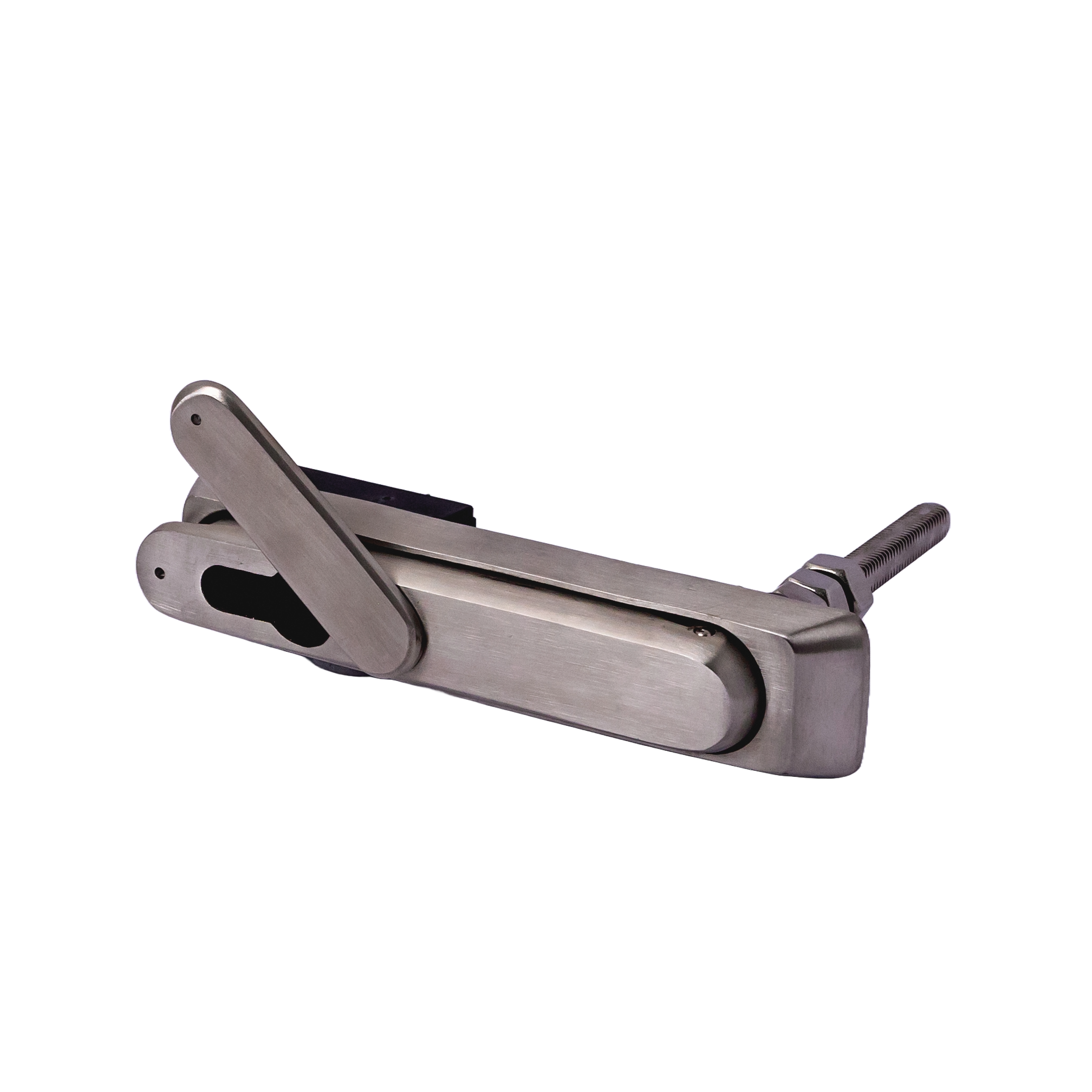 Chrome Padlockable Swing Handle Long Shaft 68mm