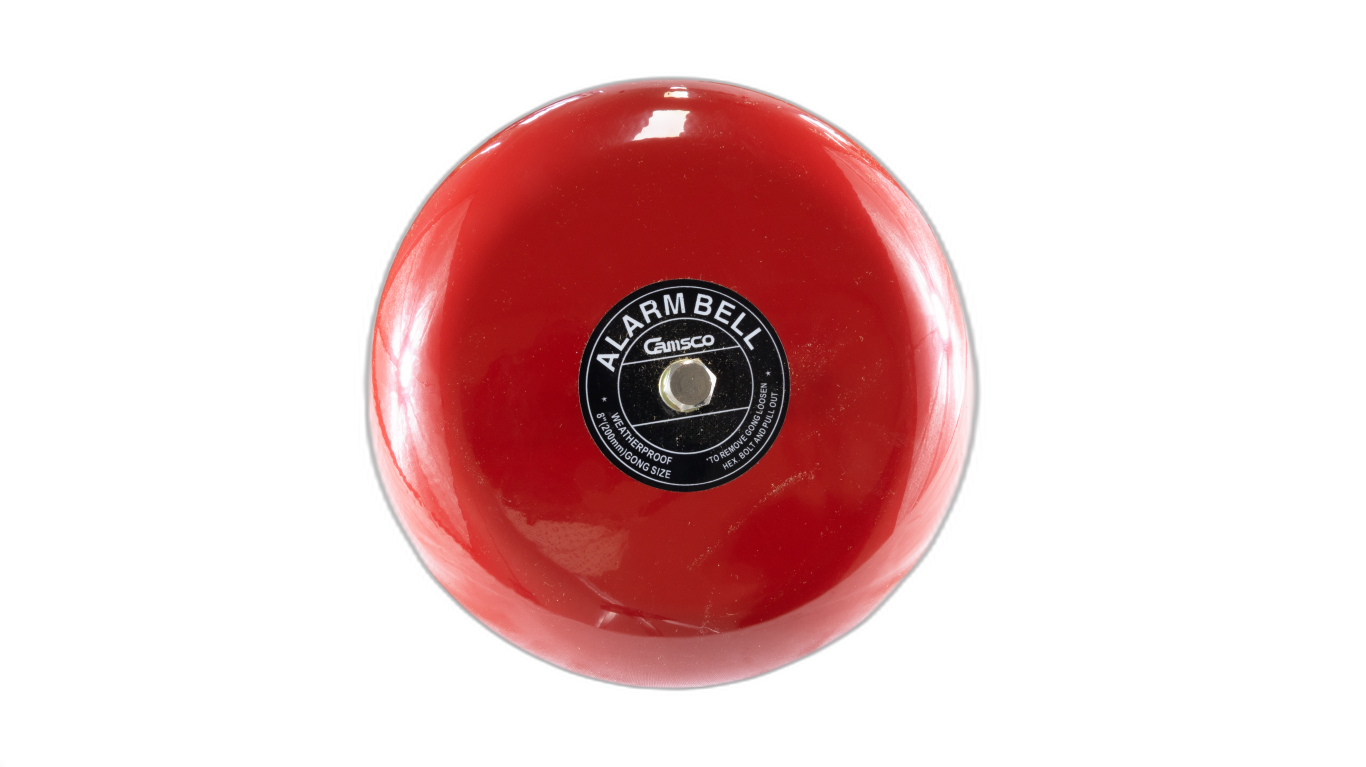 150mm 24VDC 96dB Red Industrial Bell