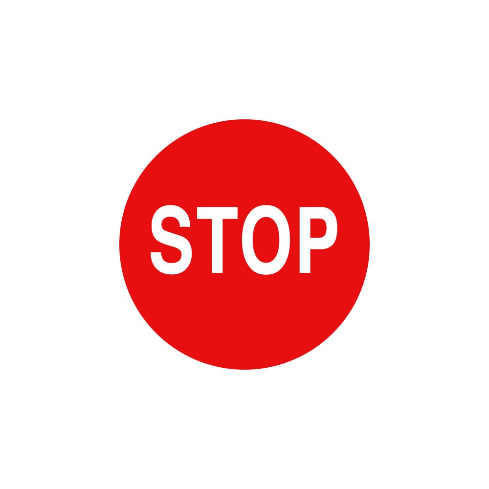 STOP faceplate