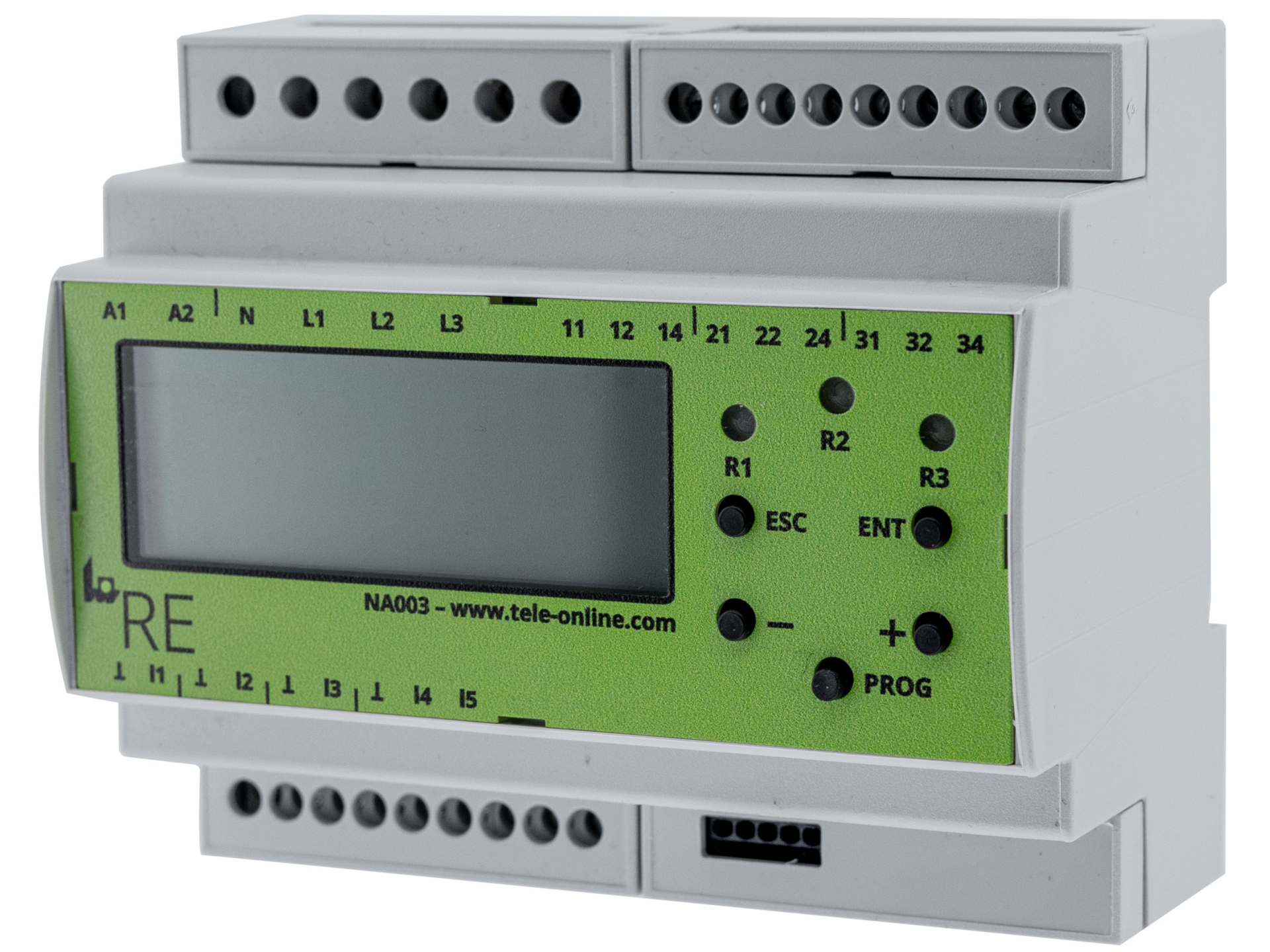 Grid monitoring relay with modbus