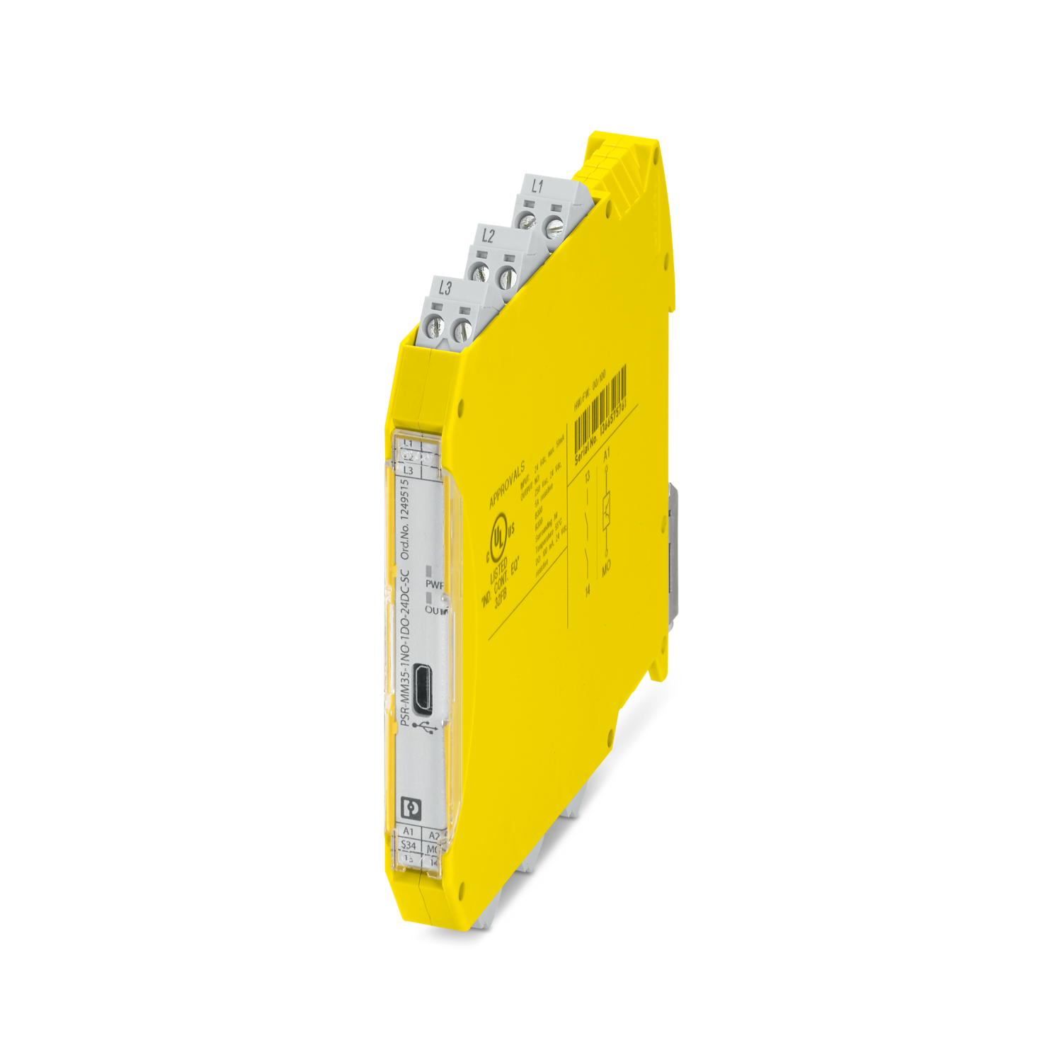 PSR-MM35-1NO-1DO-24DC-SC Safety relay module
