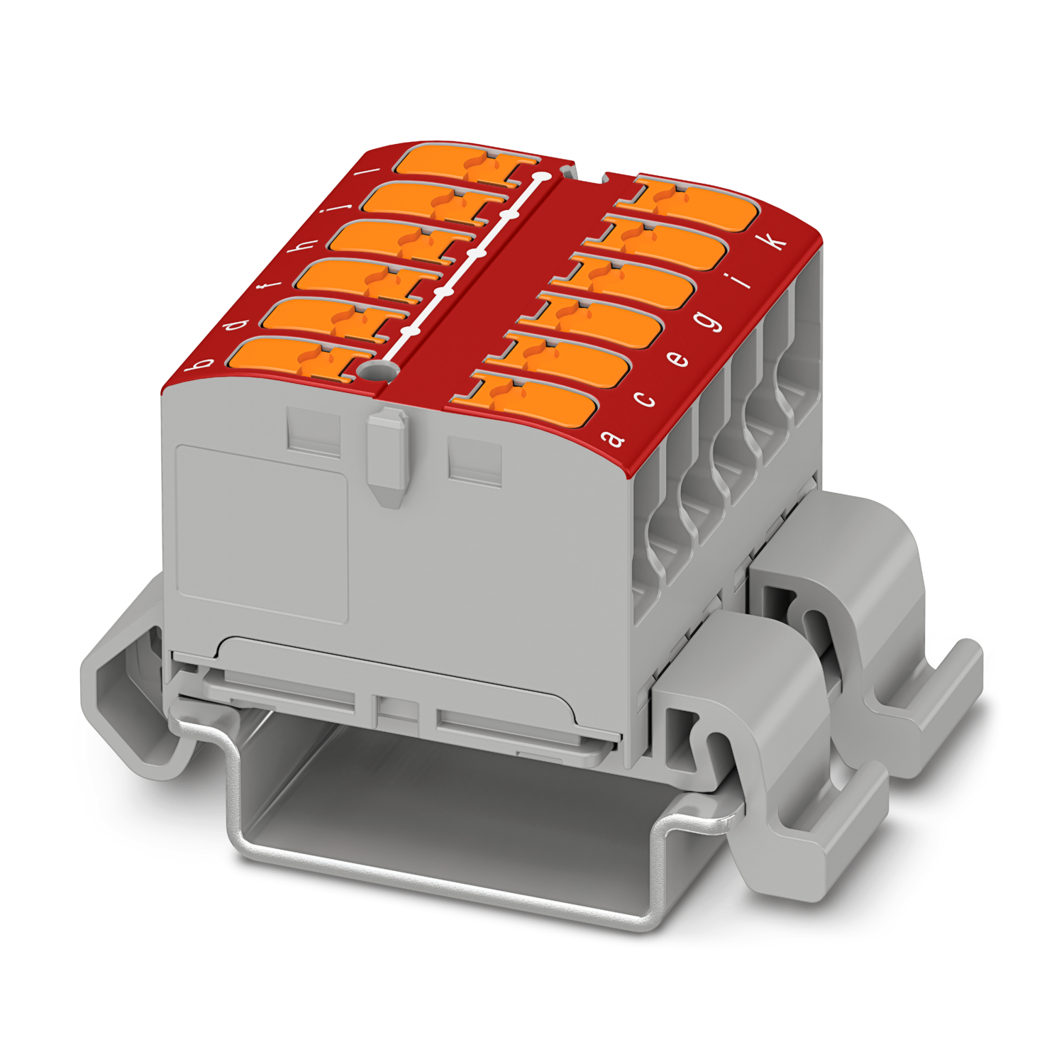 PTVFIX 12X2,5-NS35A RD Distribution block