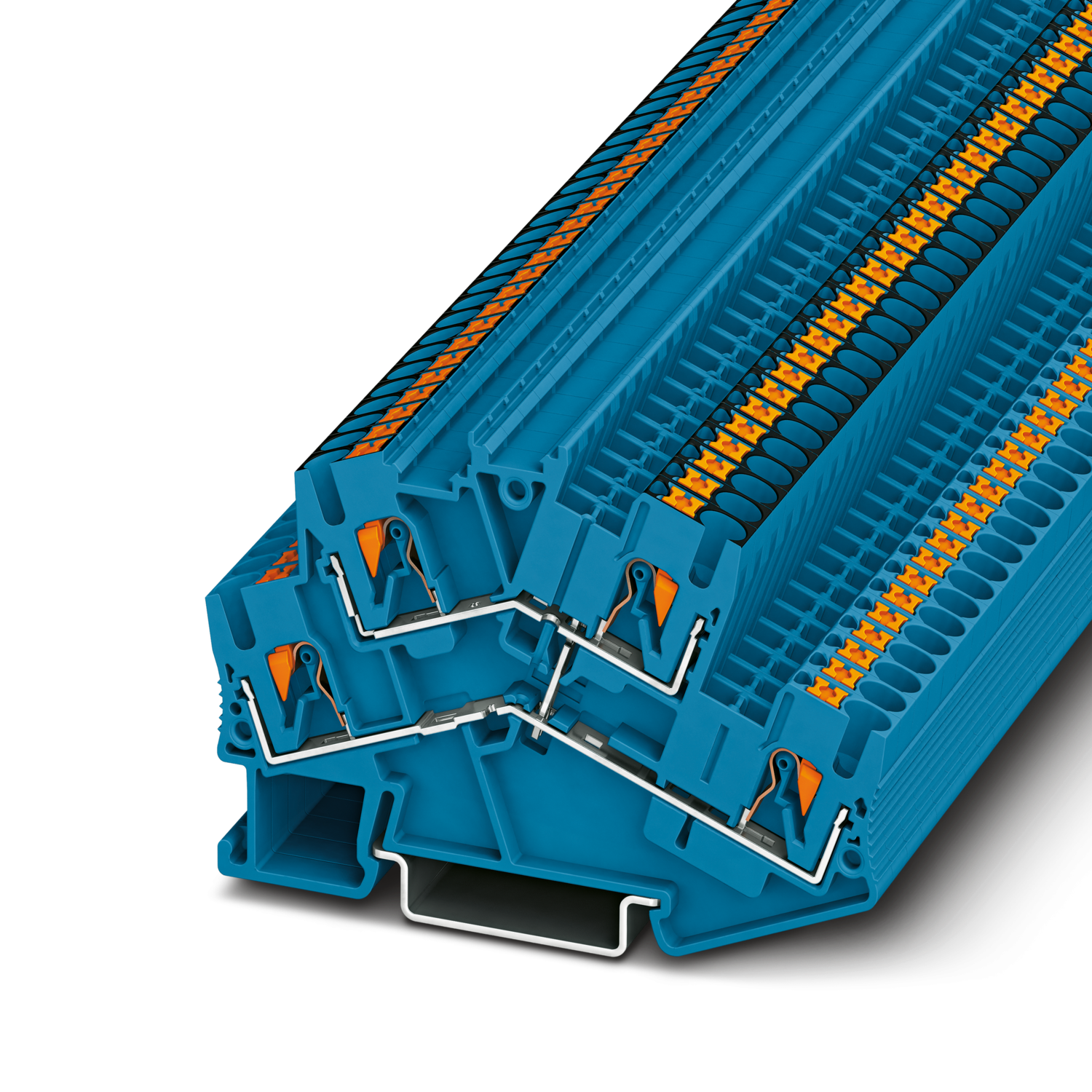PTTBS 2,5-PV BU Double-level terminal block