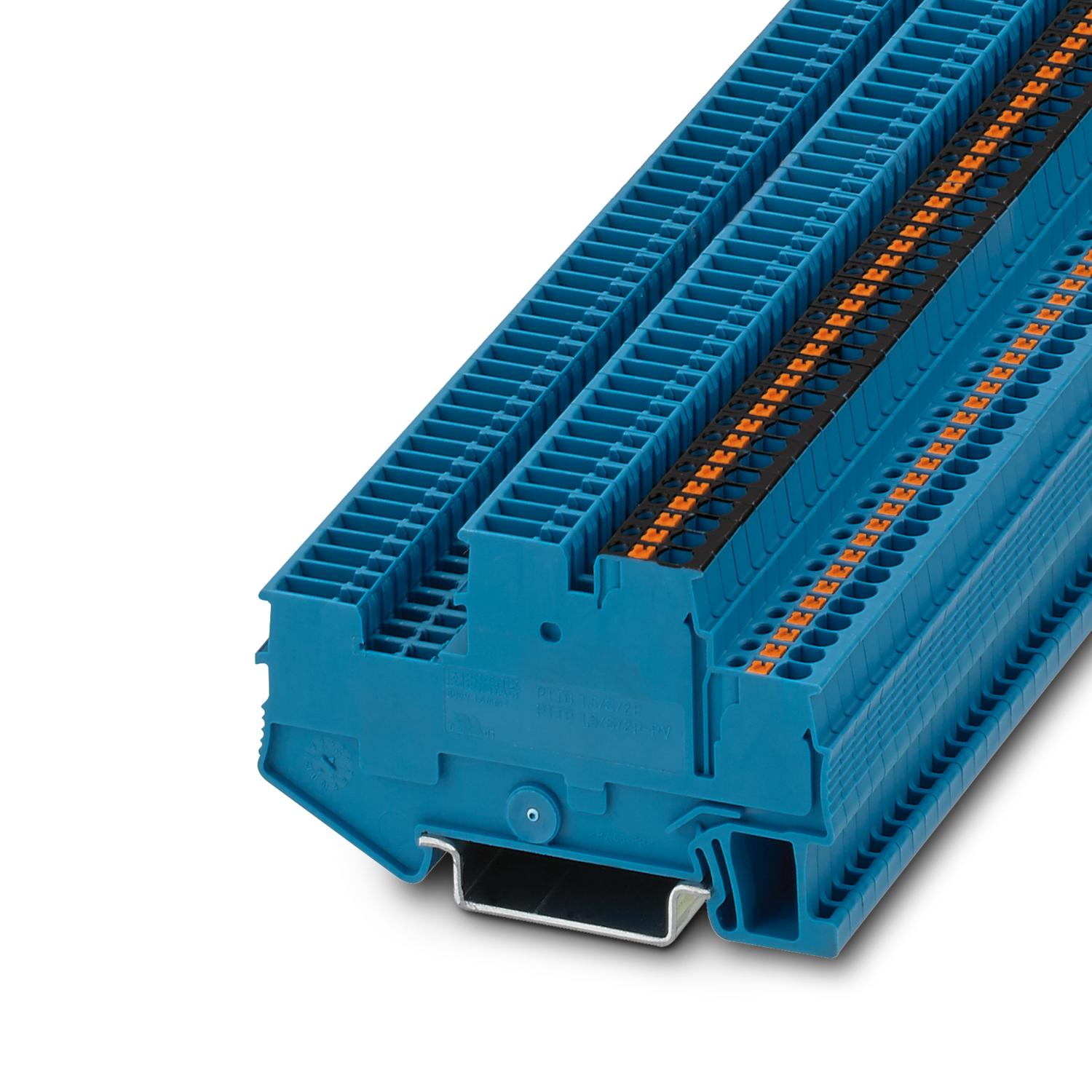 PTTB 1,5/S/2P-PV BU Double-level terminal block