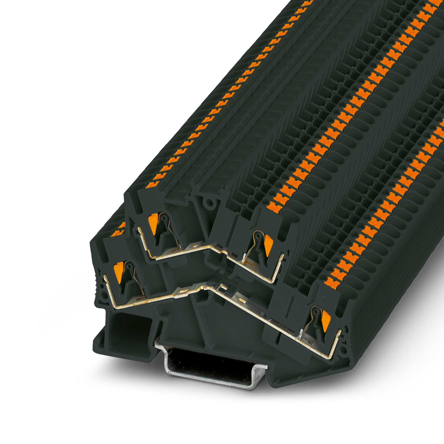PTTBS 2,5 BK Double-level terminal block