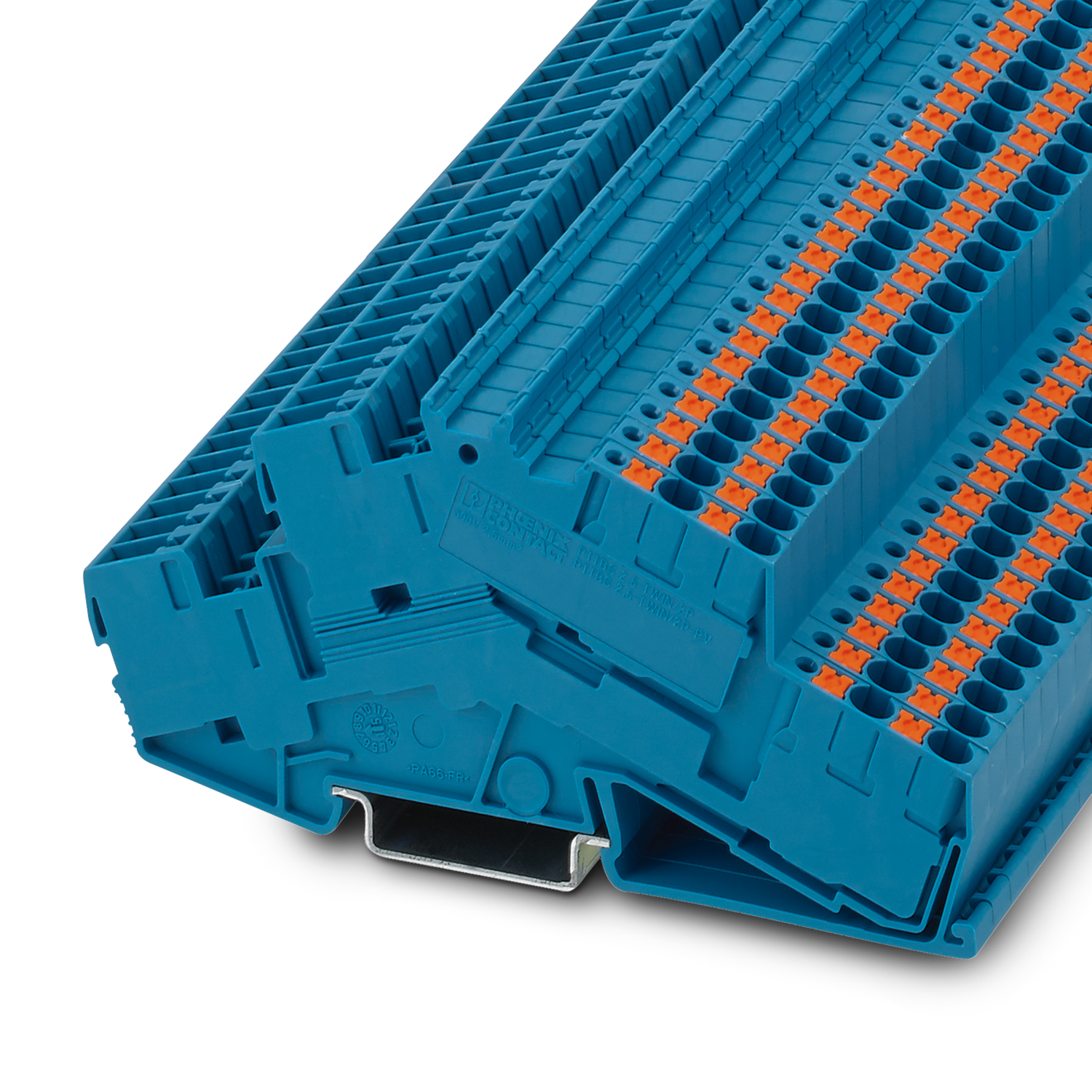 PTTBS 2,5-TWIN/2P BU Double-level terminal block