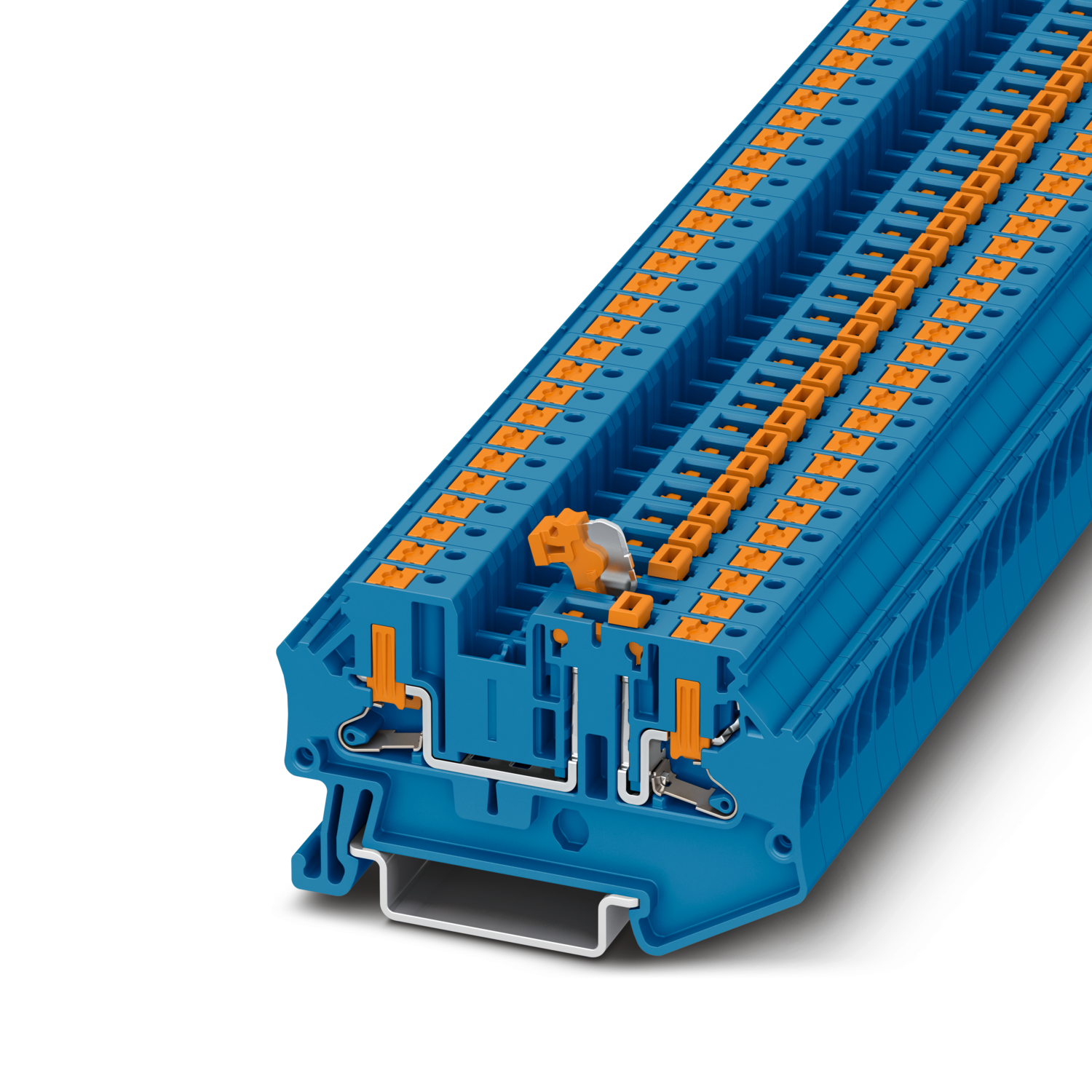 PTV 4-MT BU Knife-disconnect terminal block