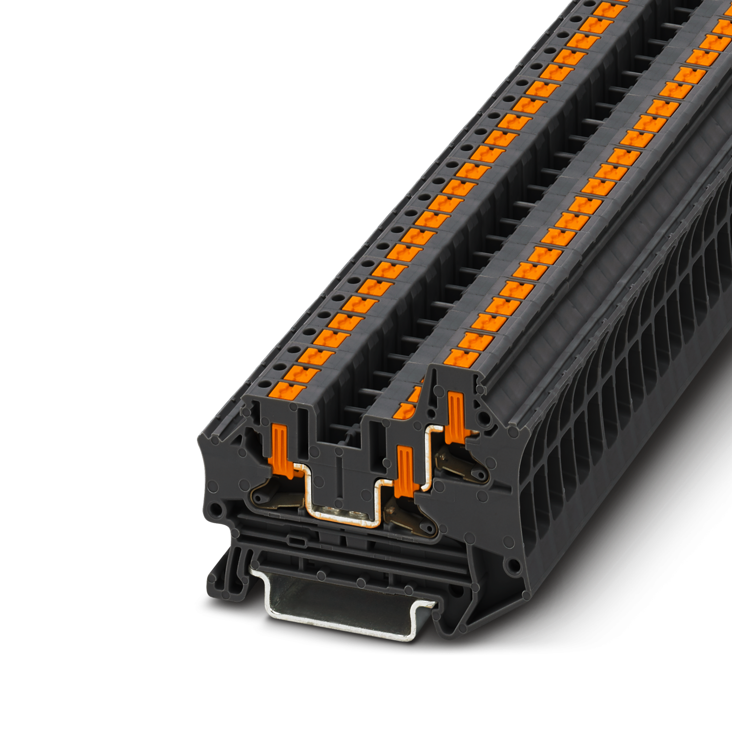 PTV 4-TWIN BK Feed-through terminal block