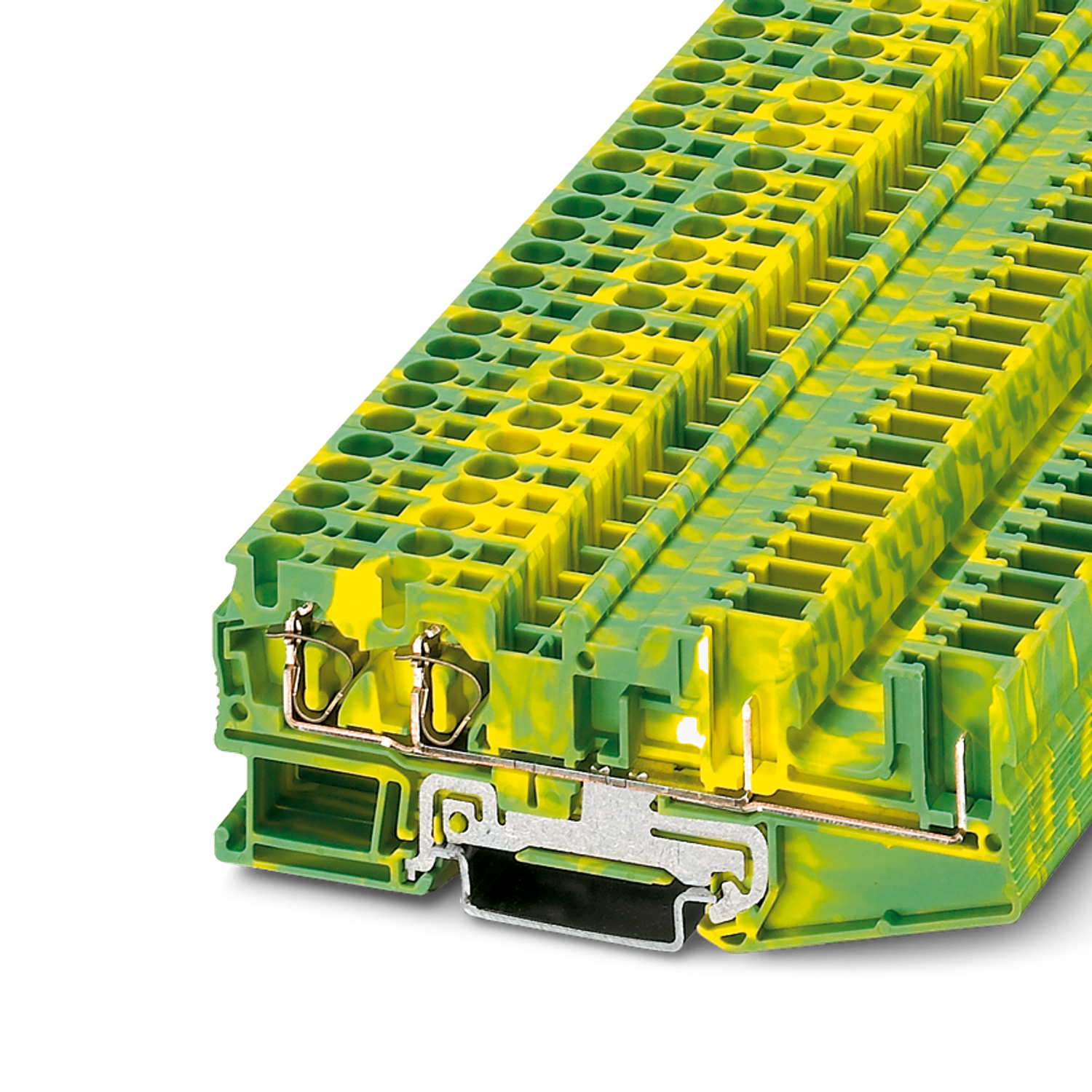 ST 4-QUATTRO/2P-PE Spring cage ground terminal block