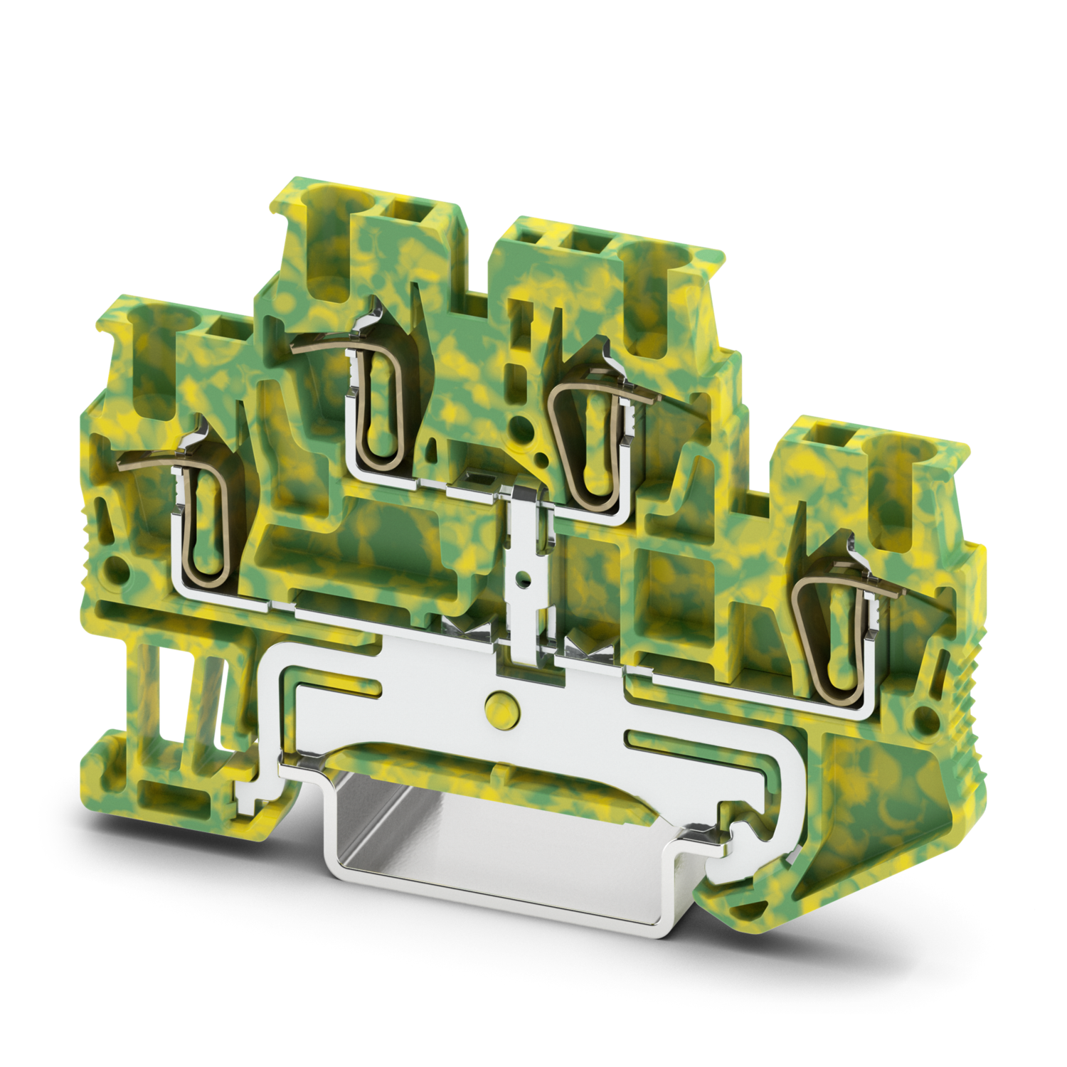 STTB 1,5-PE Protective conductor double-level terminal block
