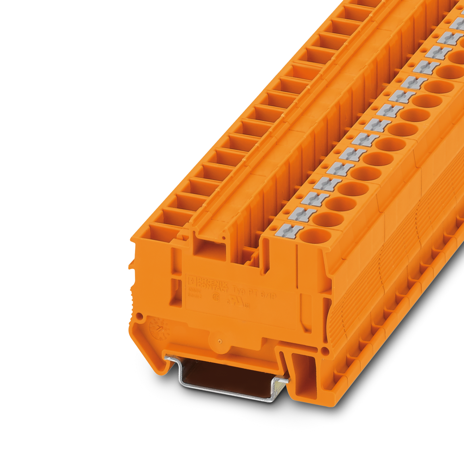 PT 6/1P OG Feed-through terminal block