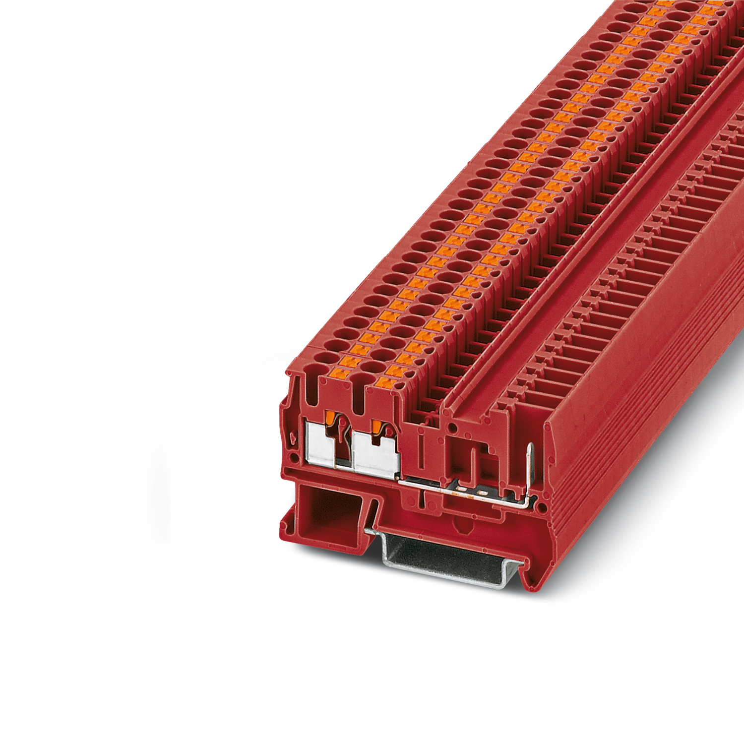 PT 2,5-TWIN/1P RD Feed-through terminal block