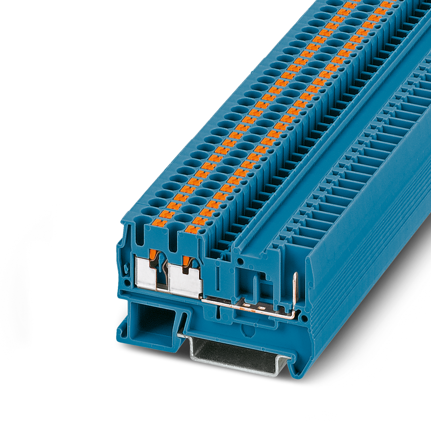 PT 2,5-TWIN/1P BU Feed-through terminal block