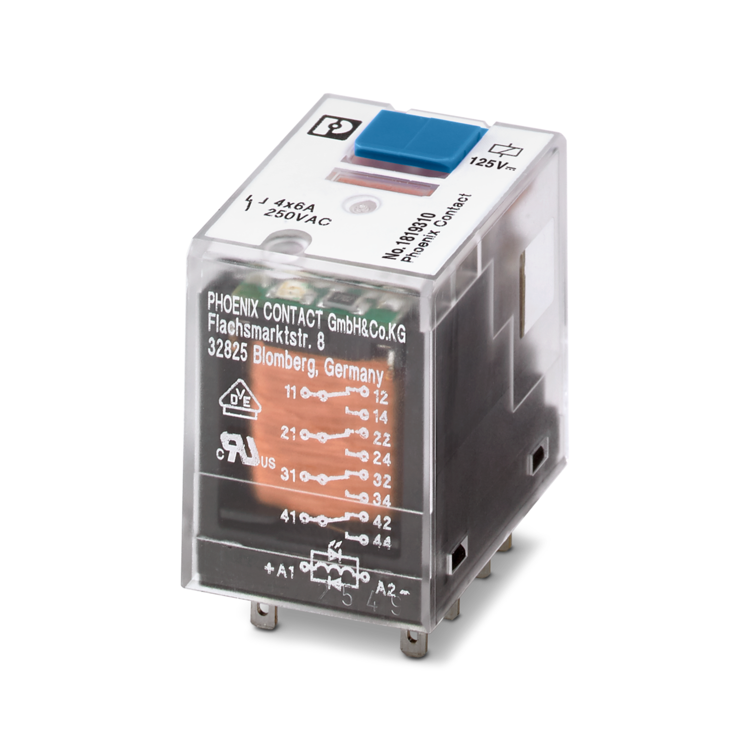 The 31 mm wide RIF-2 base series is designed for industrial relays with ...